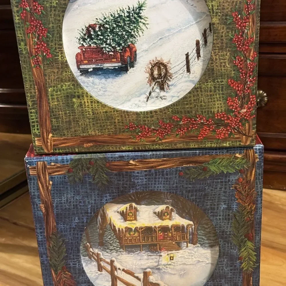 Decorative Holiday Storage Boxes